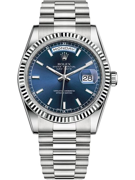 rolex day-date 36 blue dial